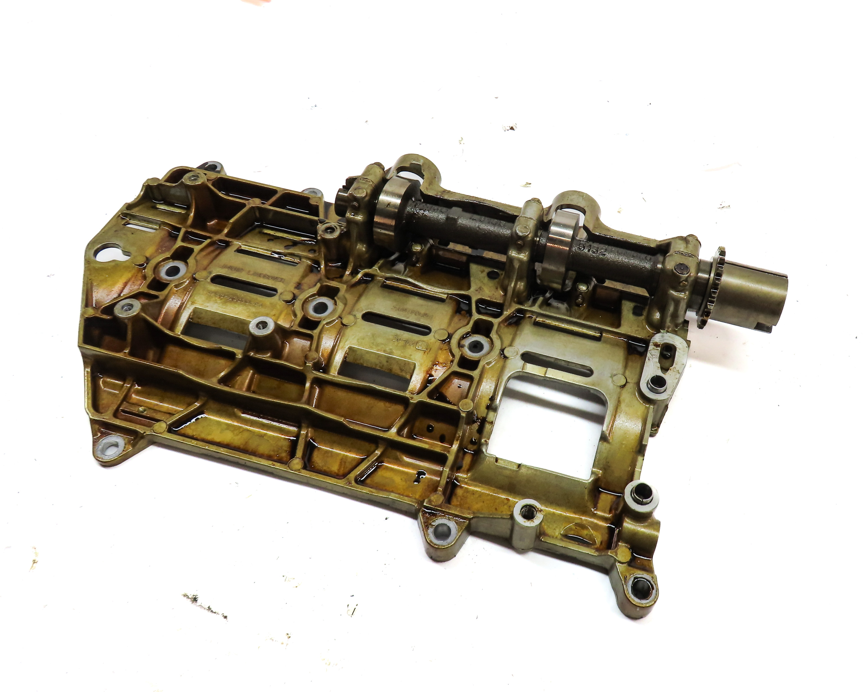 10-17 DISCOVERY LR4 ROVER SPORT L320 L494 L405 3.0L 5.0L OIL PAN BAFFLE TRAY — exact item pictured